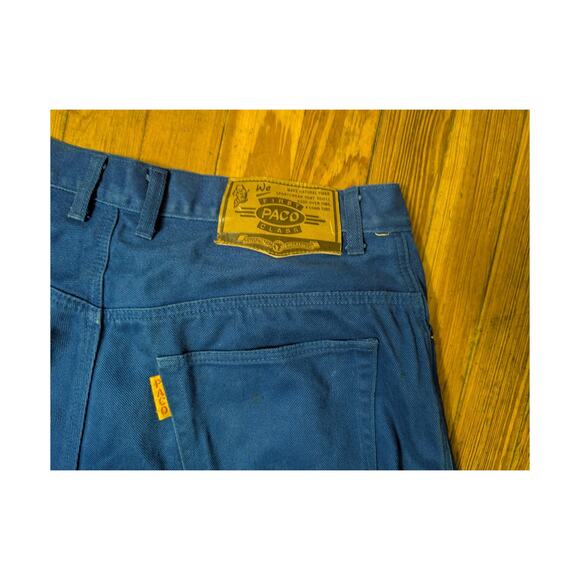 Paco Blue Mens Y2K Shorts Size 34 - Picture 5 of 6